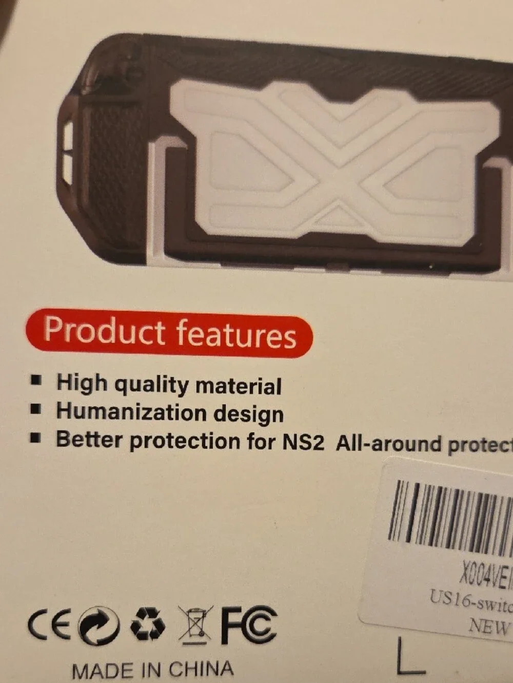 Nintendo Switch 2 Protective Case - Blue & White...NIB